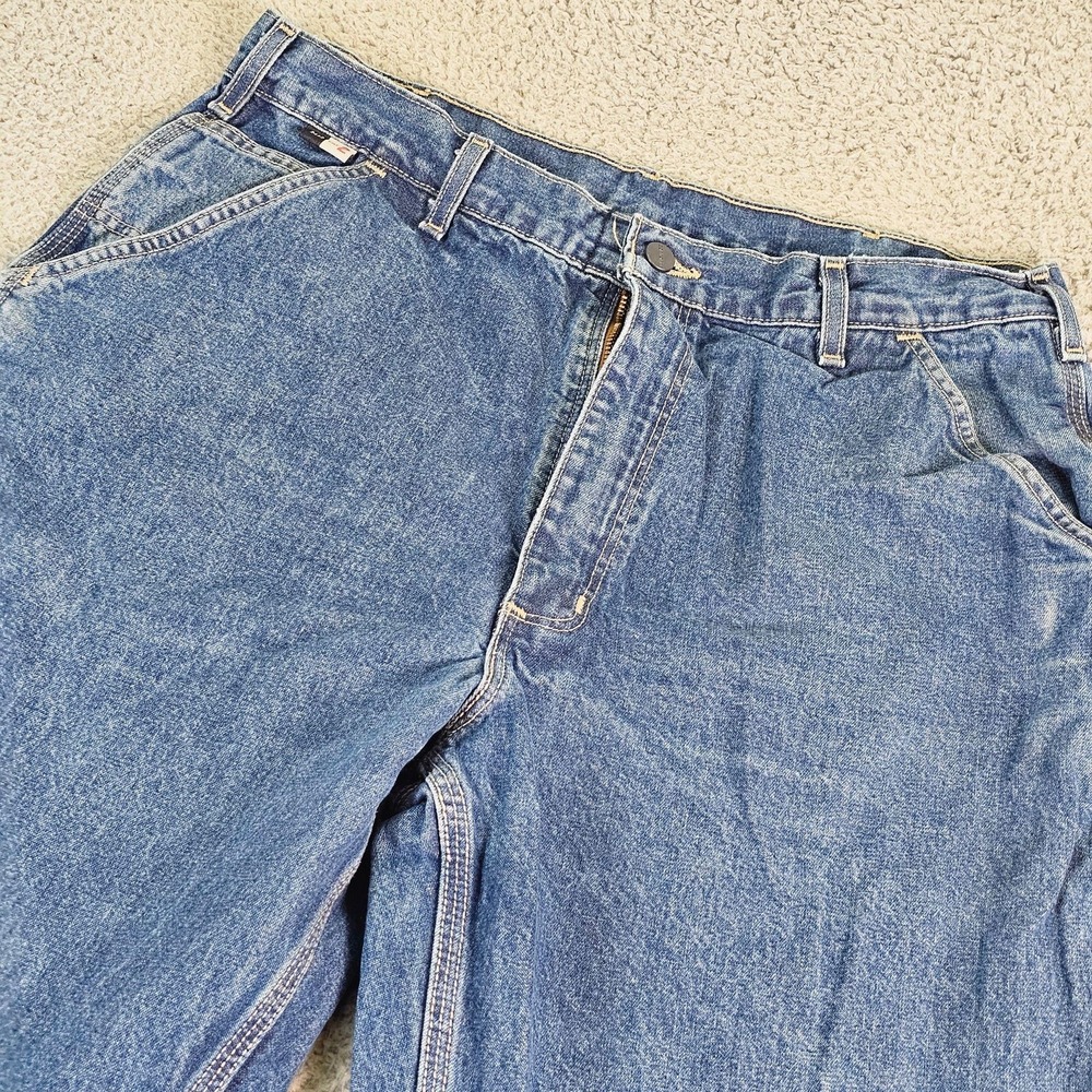 Carhartt FRB13-DNM Jeans Mens 36x36 Blue Classic Fit Flame Resistant Denim